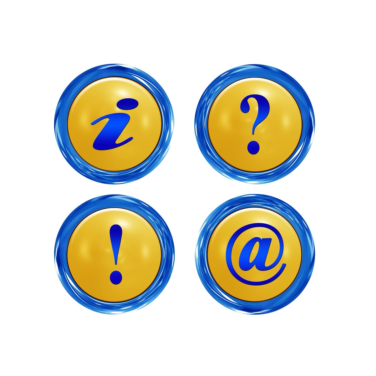 Download Button, Information, Question Mark. Royalty-Free Stock ...