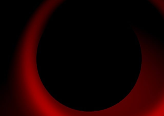 Free hole tube black hole illustration