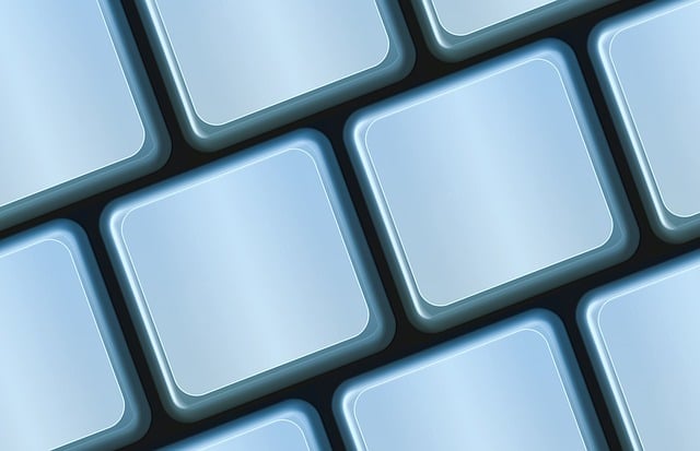 Free button stud keyboard illustration