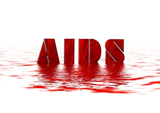 Free aids aidsschleife illness illustration