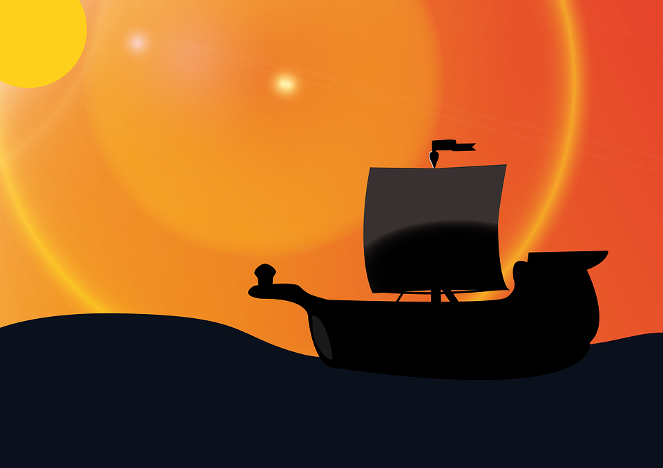 船 海賊 海賊船 Pixabayの無料画像