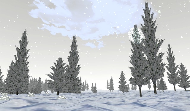 Free winter snow nature illustration