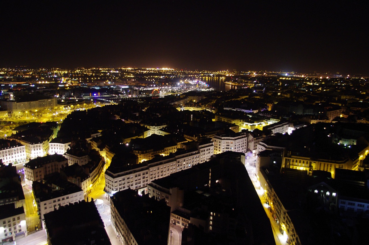 Nantes View From The Top Night - Free photo on Pixabay - Pixabay