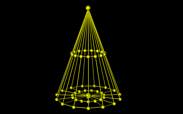 Free Cone Atom illustration and picture