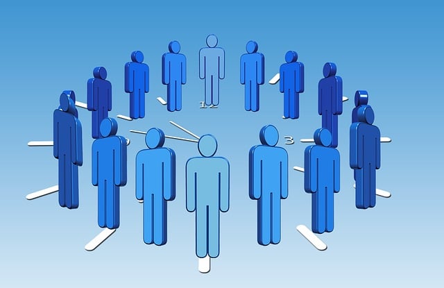 Free characters circle silhouettes illustration