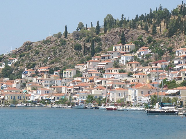 Free Greek Islands White Houses photo and picture