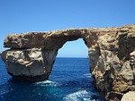 azur window, of course, sea