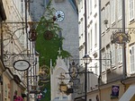 getreidegasse, salzburg, alley