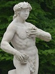 stone figure, man, human