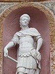 stone figure, man, human
