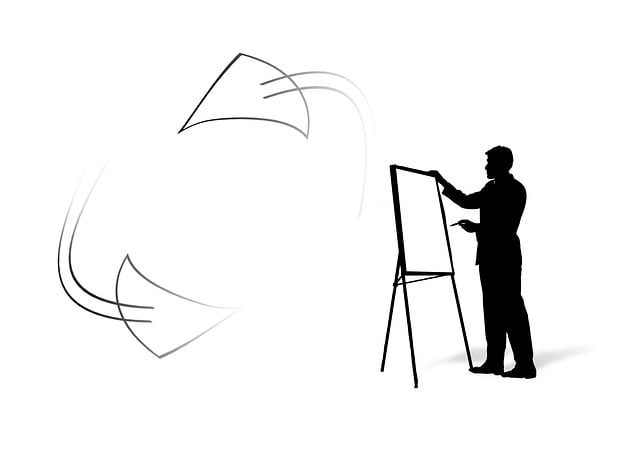 Download free HD stock image of Man Silhouette Free man silhouette flipchart illustration