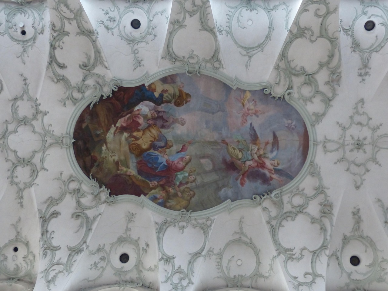 Ceiling Painting - free online jigsaw puzzle photo