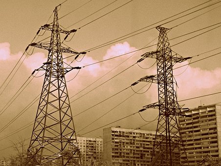 Kov, Póly, Elektrické Stožiare, Obloha