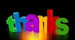 thank you, letters, thank you very much