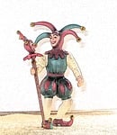 fool, court jester, jester's mirror