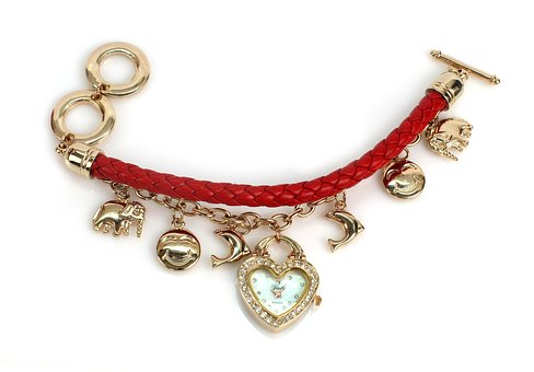 Uhr, Armbanduhr, Armband, Goldarmband