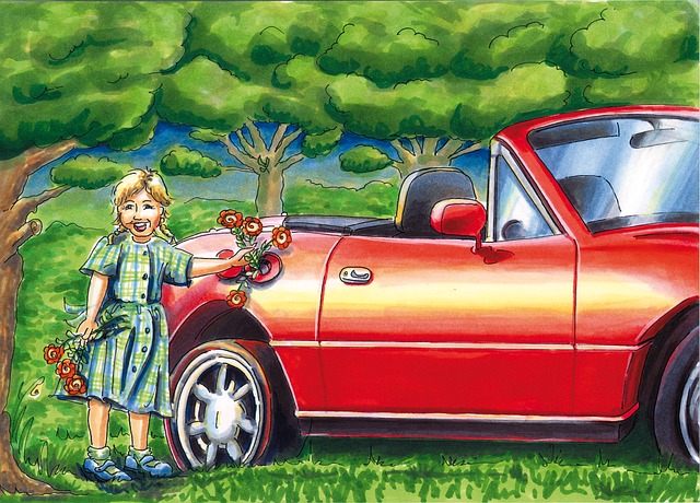 Free copic marker layout illustration