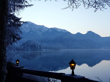 See, Kochelsee, Gewässer, Landschaft
