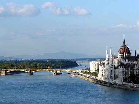 Ungarn, Stadt, Budapest, Himmel, Fluss