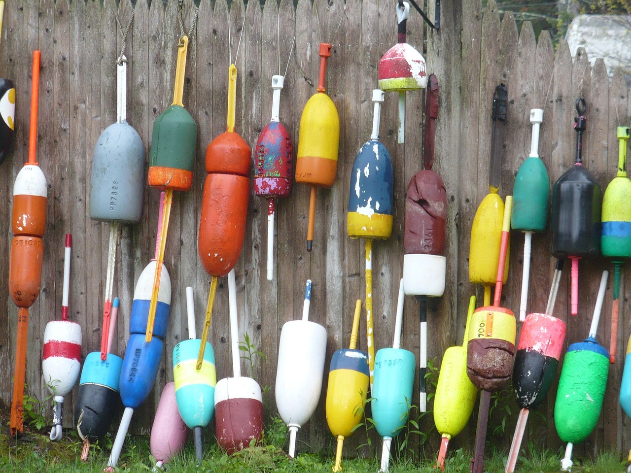 Buoy Lobster Wood Fence - Free photo on Pixabay - Pixabay