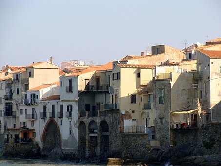Italien, Sizilien, Cefalù, Meer, Natur