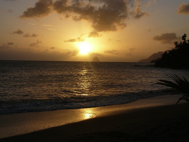 Free Beach Sunset photo and picture