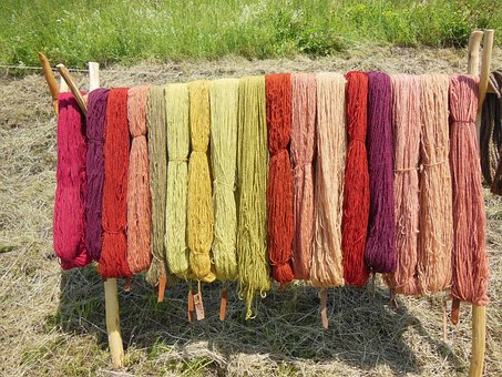 Wolle, Wolle Garn, Hand Gesponnen