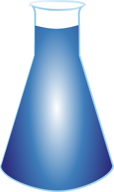 Free glass bottle flask illustration