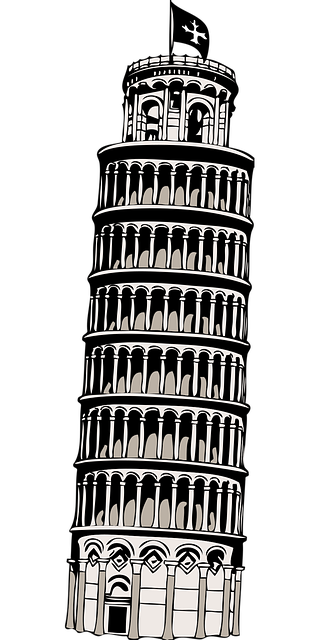 Free pisa tower pisa tower vector