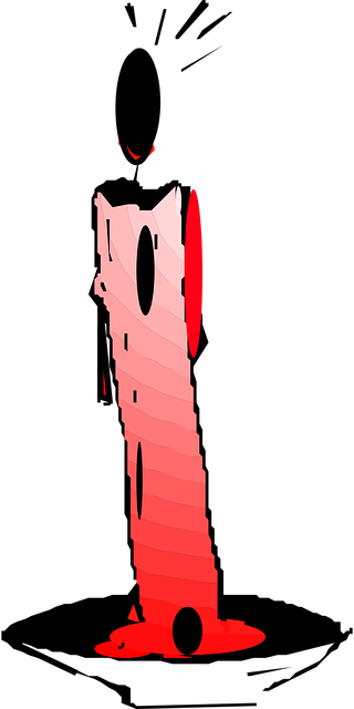 Free candle source of light illumination vector