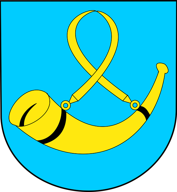 Free crest poland horn vector
