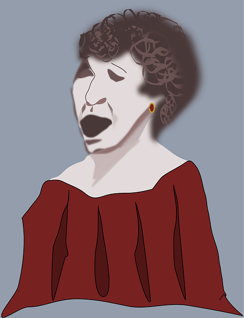 Free people music woman vector