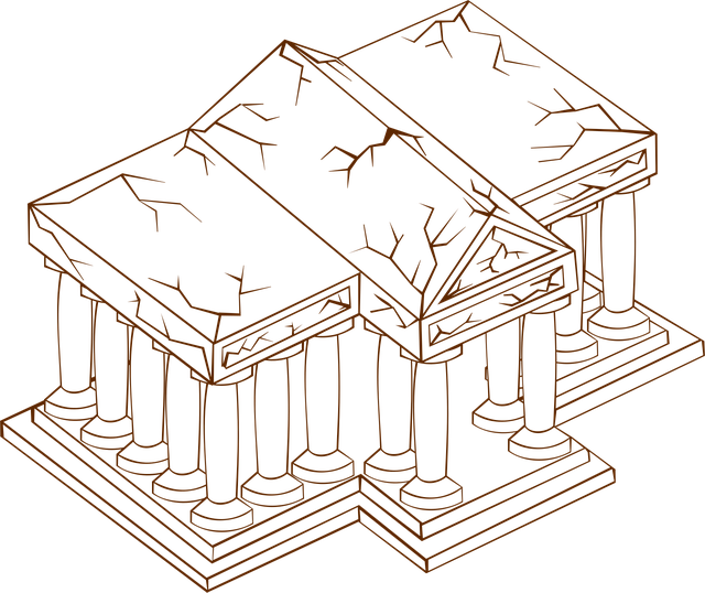 Free column pillar valhalla vector
