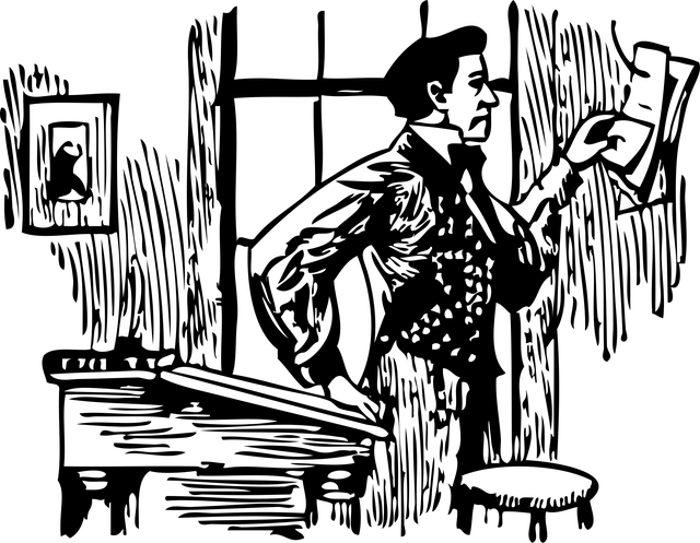 Free man office historical vector