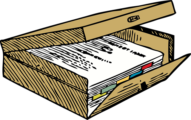 Free office equipment file vector