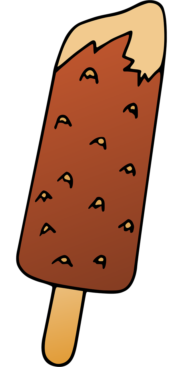 Free ice cream popsicle food vector