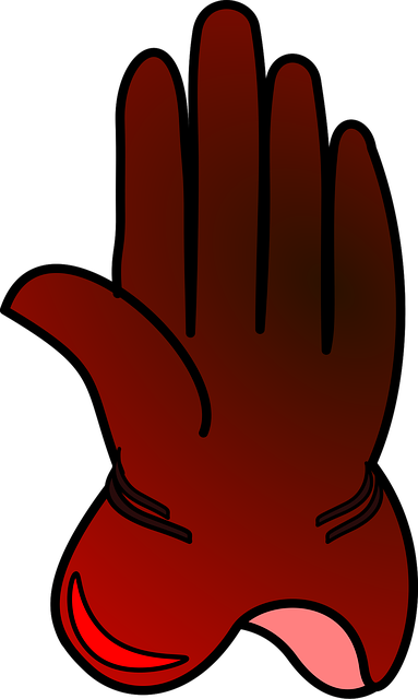 Free gloves hand protection vector