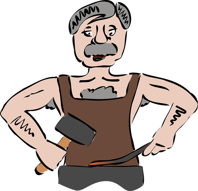 Free blacksmith smith forger vector