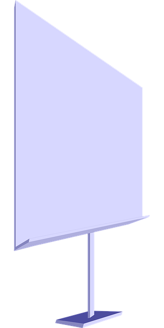 Free presentation board projection illustration