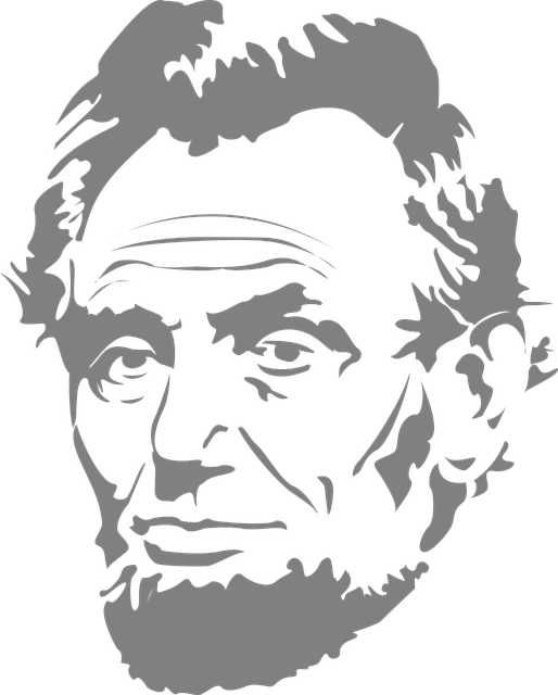 Free abraham lincoln president usa vector