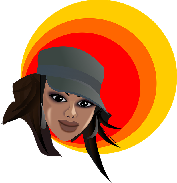 Free face woman people vector
