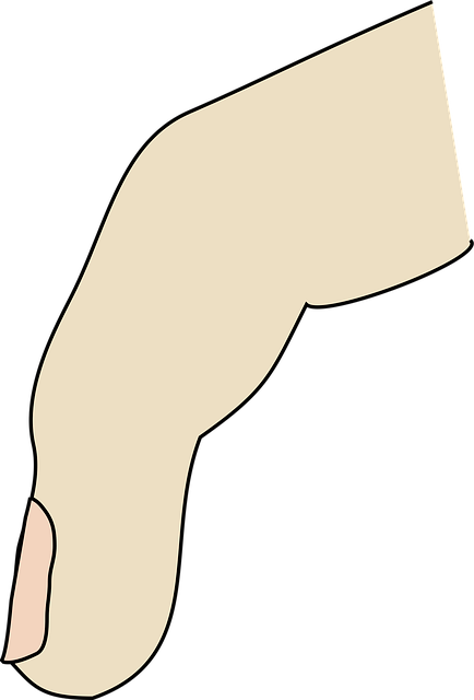 Free index finger forefinger trigger finger vector