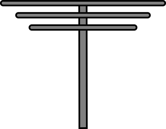 Free aerial antenna sender vector