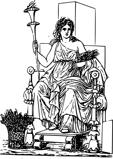 Free ceres ancient greek vector
