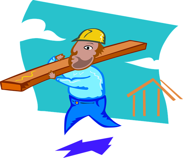 Free carpenter builder construction worker vector