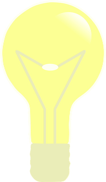 Free light bulb lamp vector