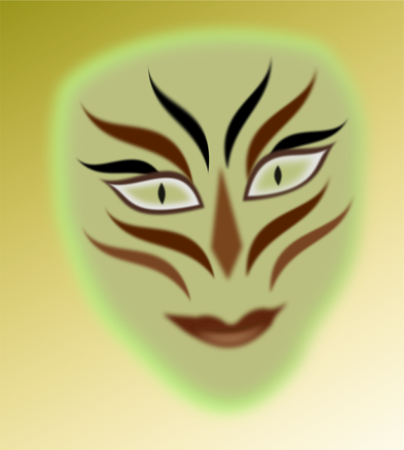 Free mask face person vector