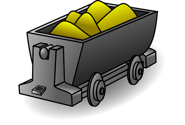 Free train wagon gold vector