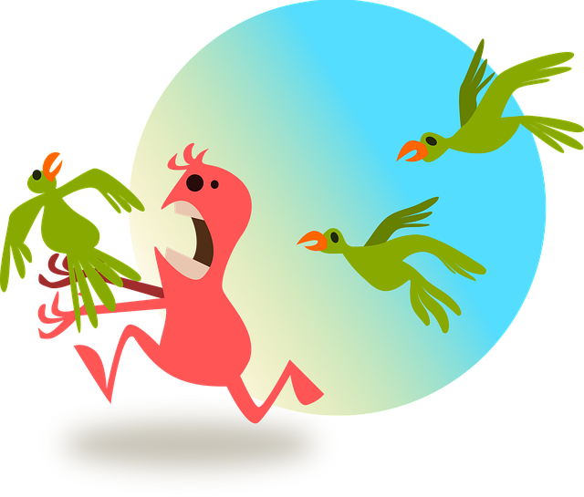 Free bird nature worm vector