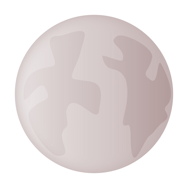 Free moon planet globe vector